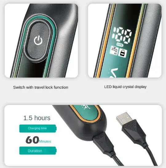 الماكينة في اليد لإظهار الحجم